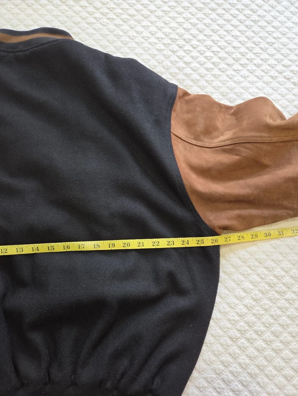 Swingster Penzoil Bomber Jacket Size Men's Large Black & Brown Suede Racing F1